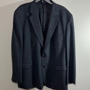 Brooks Brothers Blazer Sport Coat Jacket Men’s 48R Gray Wool 346 Stretch